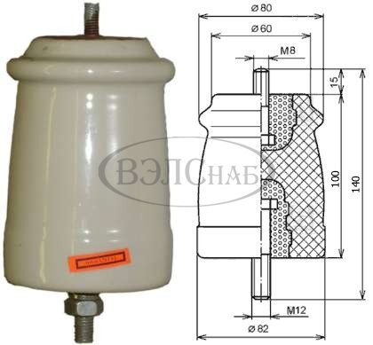 Изолятор ИО-6-3,75 I У3 Изолятор ИО-6-3,75 I У3