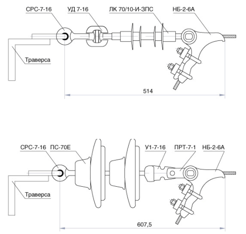 Серьга СРС-7-16 фото 3