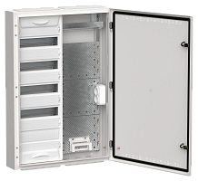 TITAN 5 Корпус комбинированный ЩРн-60 (2х60) 835х570х140мм IP30 белый IEK