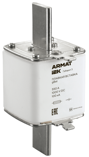 ARMAT Плавкая вставка тип aBat габарит 3 550А DC IEK