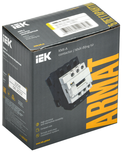 ARMAT Контактор КМИ-А-22512 LC1D 25А 36В/АС3 1NO/1NC IEK фото 2
