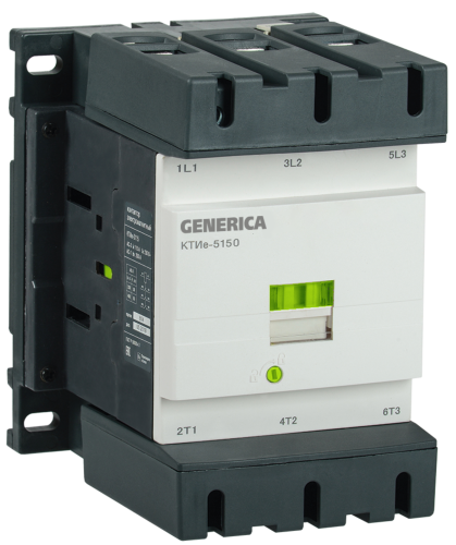 Контактор КТИе-5150 150А 400В/АС3 GENERICA Контактор КТИе-5150 150А 400В/АС3 GENERICA