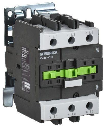 Контактор КМИе-46512 65А 110В/АС3 1NO;1NC GENERICA Контактор КМИе-46512 65А 110В/АС3 1NO;1NC GENERICA