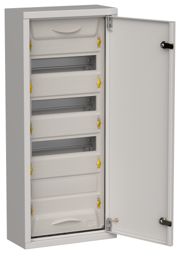 TITAN 5 Корпус металлический ЩРн-48 (1х48) 710х310х140мм IP31 серый (одна дверь) IEK