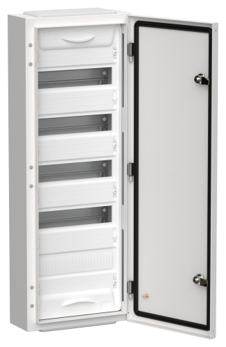 TITAN 5 Корпус металлический ЩРн-60 (1х60) 835х310х140мм IP54 белый (одна дверь) IEK