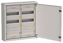 TITAN 5 Корпус металлический ЩРн-72 (2х36) 585х570х140мм IP31 серый (одна дверь) IEK