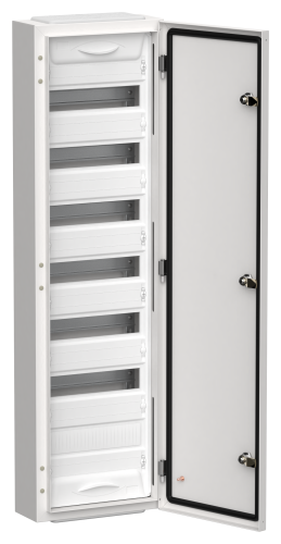 TITAN 5 Корпус металлический ЩРн-84 (1х84) 1085х310х140мм IP54 белый (одна дверь) IEK