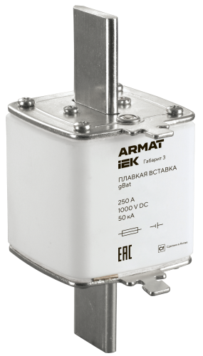 ARMAT Плавкая вставка тип gBat габарит 3 250А DC IEK