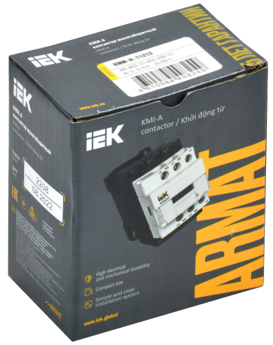ARMAT Контактор КМИ-А-11212 LC1D 12А 24В/АС3 1NO/1NC IEK фото 2