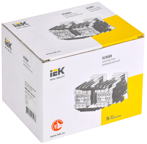 Контактор КМИ-46532 реверс 65А 230В/АС3 2NO;2NC IEK фото 2 Контактор КМИ-46532 реверс 65А 230В/АС3 2NO;2NC IEK фото 2