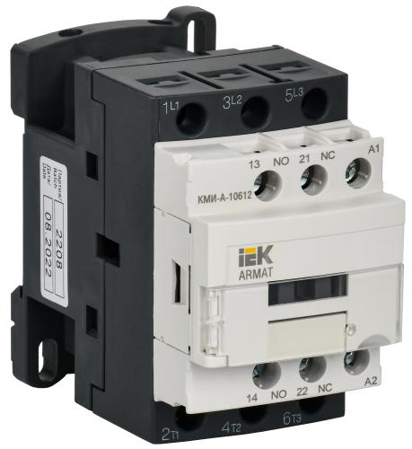ARMAT Контактор КМИ-А-10612 LC1D 6А 400В/АС3 1NO/1NC IEK