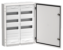 TITAN 5 Корпус металлический ЩРн-96 (2х48) 710х570х140мм IP54 белый (одна дверь) IEK