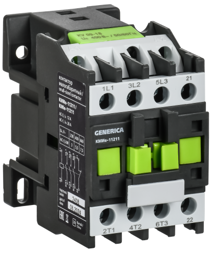 Контактор КМИе-11211 12А 230В/АС3 1NC GENERICA