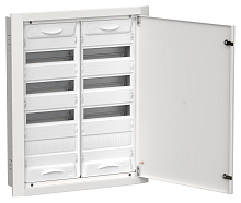 TITAN 5 Корпус металлический ЩРв-96 (2х48) 755х625х130мм IP31 белый (одна дверь) IEK