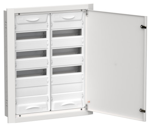 TITAN 5 Корпус металлический ЩРв-96 (2х48) 755х625х130мм IP31 белый (одна дверь) IEK