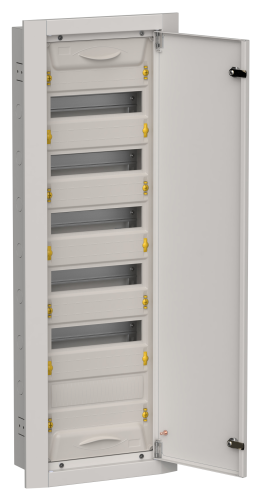 TITAN 5 Корпус металлический ЩРв-72 (1х72) 1005х365х130мм IP31 серый (одна дверь) IEK