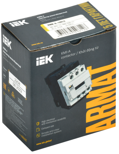 ARMAT Контактор КМИ-А-10912 LC1D 9А 24В/АС3 1NO/1NC IEK фото 2