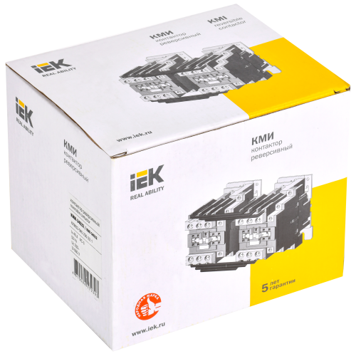 Контактор КМИ-34032 реверс 40А 230В/АС3 2NO;2NC IEK фото 2 Контактор КМИ-34032 реверс 40А 230В/АС3 2NO;2NC IEK фото 2
