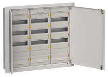 TITAN 5 Корпус металлический ЩРв-144 (3х48) 755х885х130мм IP31 серый (две двери) IEK
