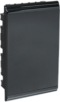 PRIME Корпус пластиковый ЩРВ-П-36 модулей встраиваемый черный IP41 IEK