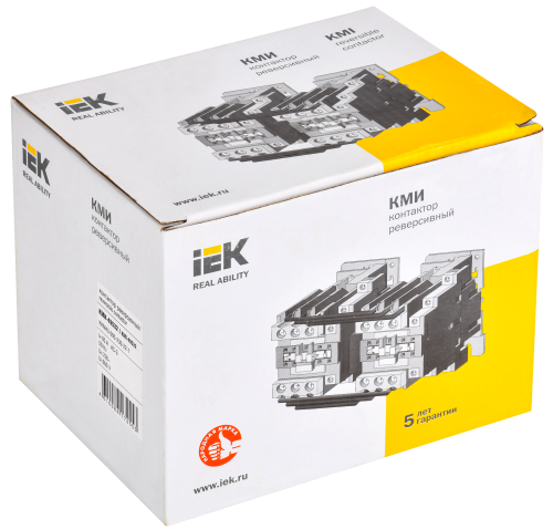 Контактор КМИ-49532 реверс 95А 230В/АС3 2NO;2NC IEK фото 2 Контактор КМИ-49532 реверс 95А 230В/АС3 2NO;2NC IEK фото 2