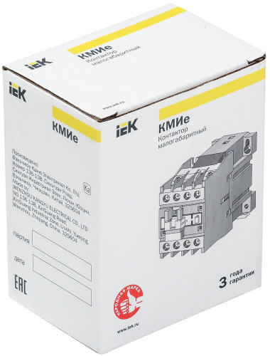 Контактор КМИе-11810 18А 230В/АС3 1NO GENERICA фото 2
