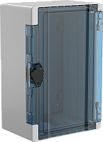 TETRA Корпус пластиковый ЩМПп 300х200х130мм прозрачная дверь IP66 IEK