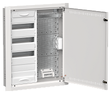 TITAN 5 Корпус комбинированный ЩРв-48 (2х48) 755х625х130мм IP30 белый IEK
