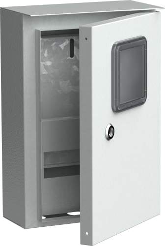 TITAN Корпус металлический коттеджный ЩУРн-1/9 (370х250х135мм) У1 IP54 IEK фото 3